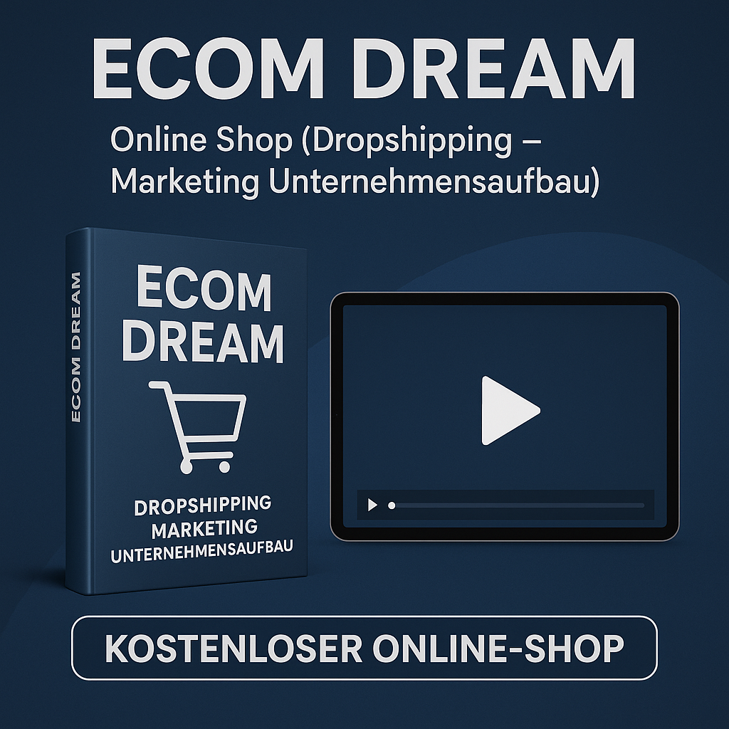 ✨ Ecom Dream – Dein Weg in die Selbstständigkeit im E-Commerce